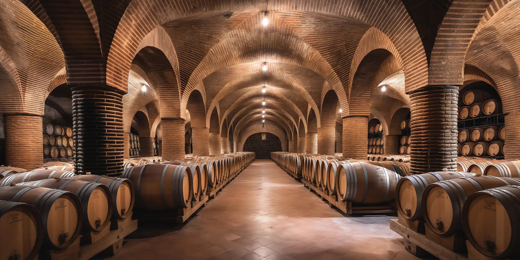 Wine barrels